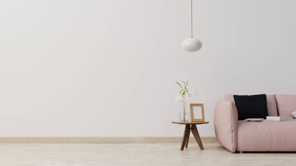 تصویر 3 از مبل راحتی صورتی چرک رنگ خاص سبک متفاوت در دکور خانه